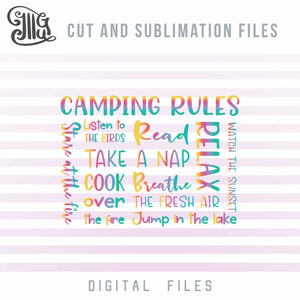 Free Free 218 Camping Rules Svg SVG PNG EPS DXF File