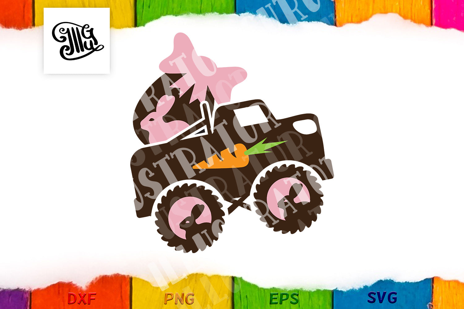 Download Easter Truck Svg Girl Easter Svg Cute Easter Svg Illustrator Guru