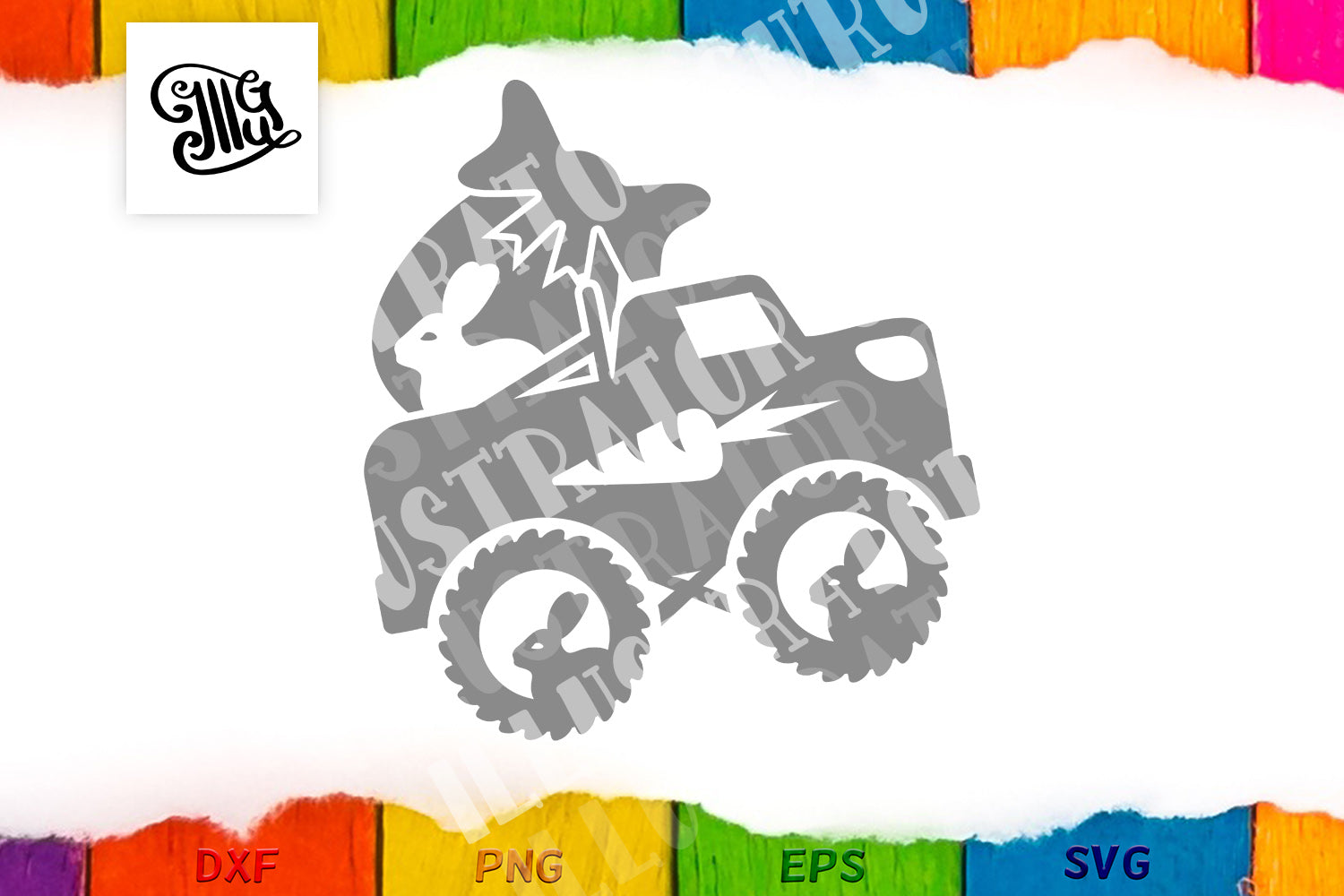 Free Free 192 Monster Truck Easter Svg SVG PNG EPS DXF File