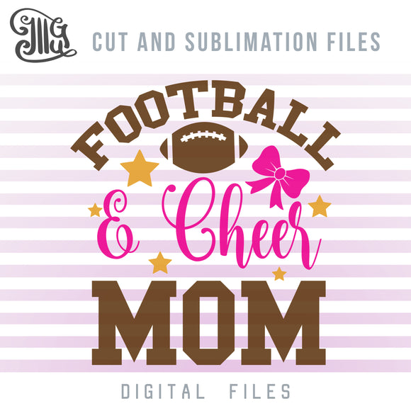 Download Football And Cheer Svg For Mom Cheer Mom Png Cheer Mom Svg Cheer Mo Illustrator Guru