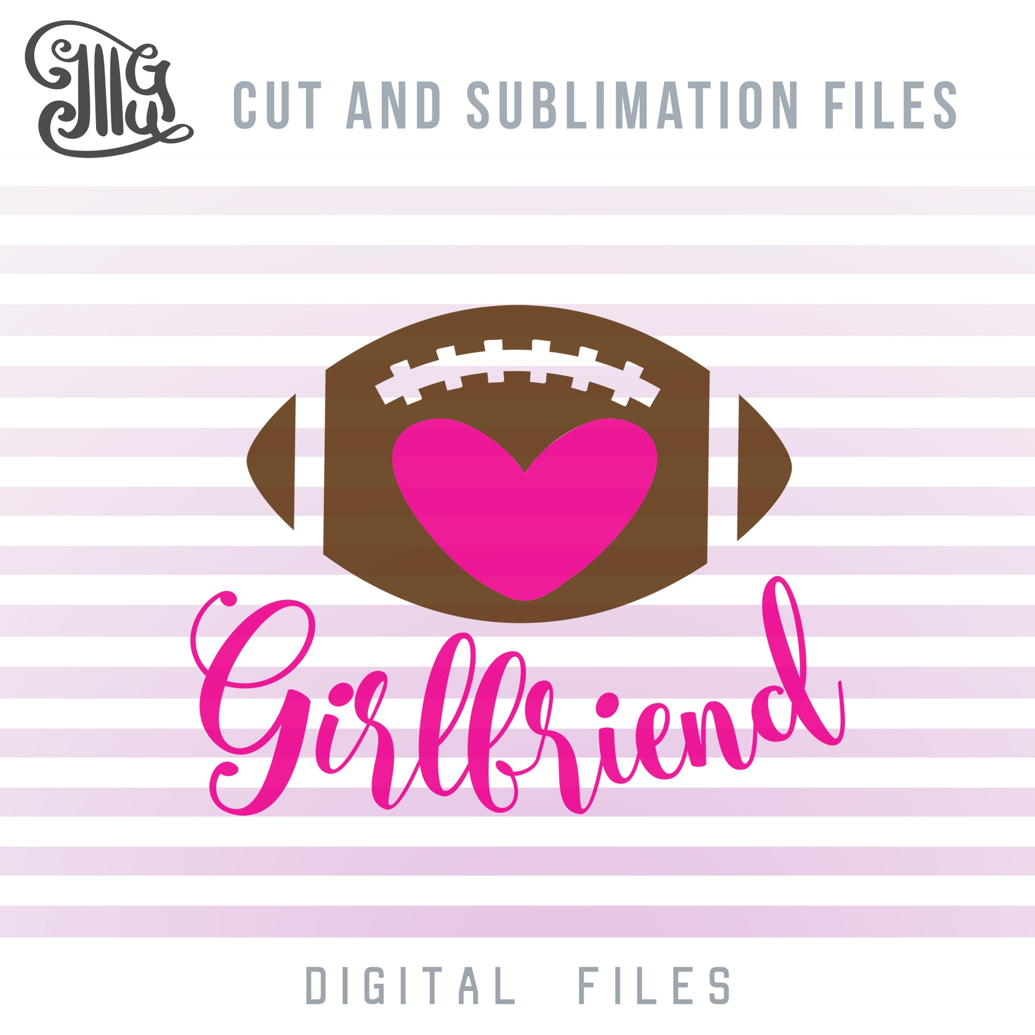 Football Girlfriend Svg Football Clipart Black And White Football Ba Illustrator Guru