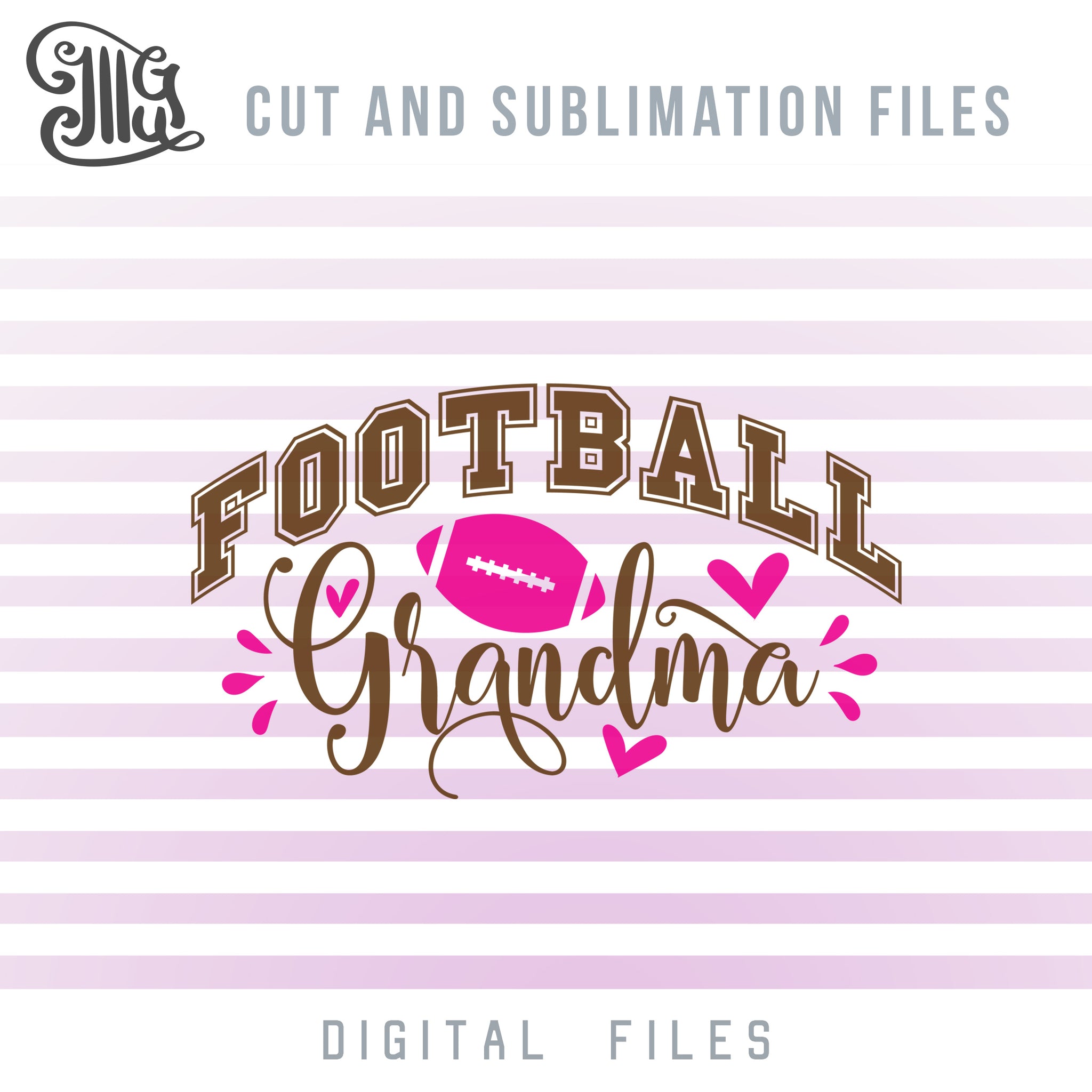 Football Grandma Svg Designs Football Nana Svg Files Football Clipar Illustrator Guru