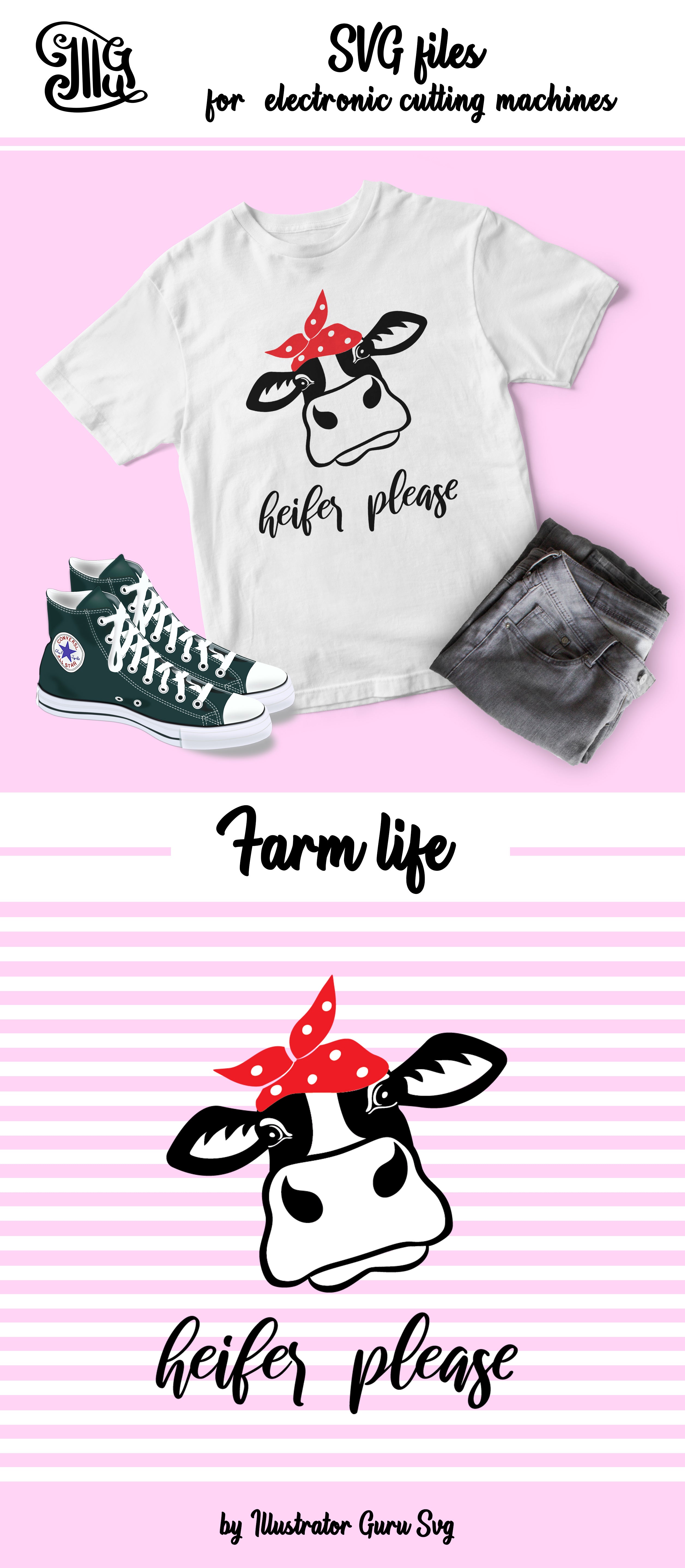 Download Heifer Please Svg Cow Head Svg Bandana Heifer Svg Farmstyle Svg Illustrator Guru