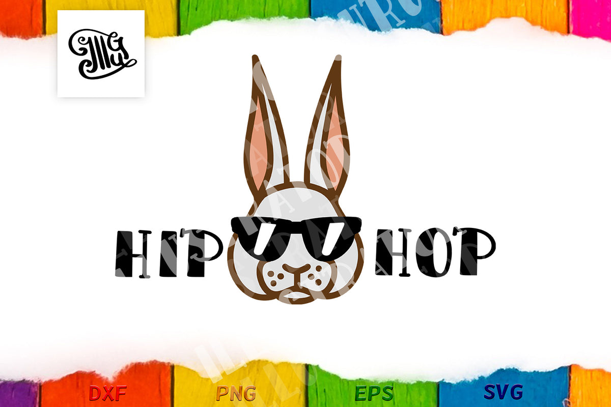 Download Hip hop svg | Easter bunny svg | Cool bunny svg | Easter ...