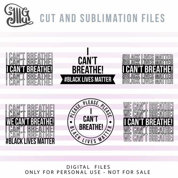 Download I can't breathe SVG cut files FREE download and ...