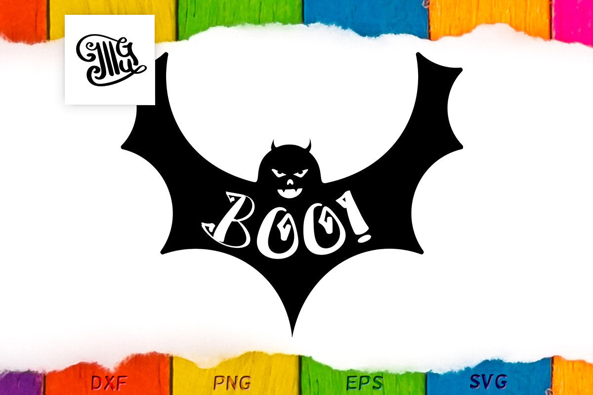 Download Boo Svg Bat Halloween Svg Black Bat Svg Halloween Clipart Hallowee Illustrator Guru