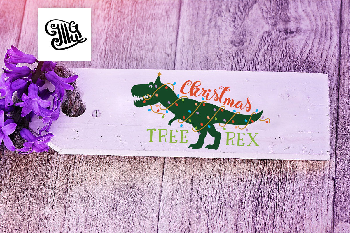 Download Christmas Tree Rex Svg Kids Christmas Svg Boy Christmas Dinosaur Svg Illustrator Guru