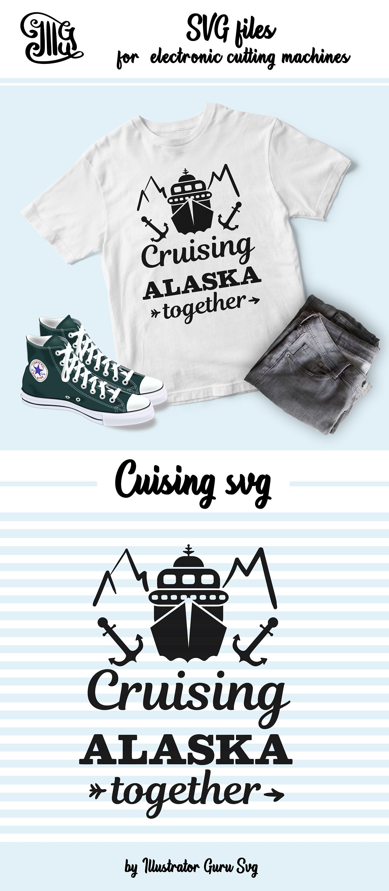 Download Cruising Alaska Together Svg Alaska Cruise Svg Cruise Ship Svg Crui Illustrator Guru