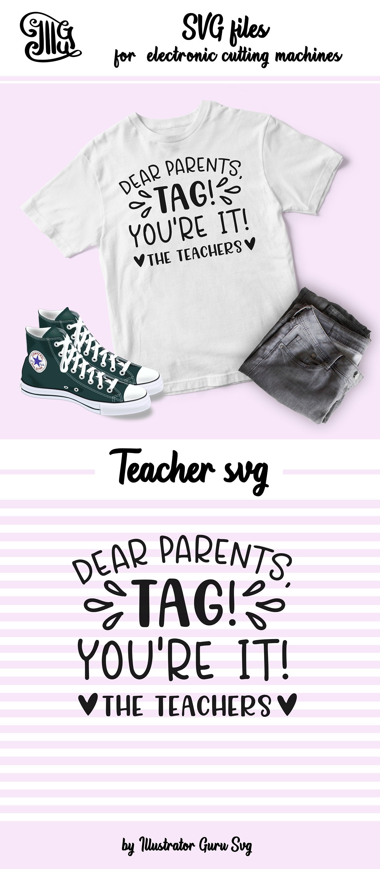 Funny Teacher Svg Files, End of School Clip Art, Last Day of School PN - Illustrator Guru