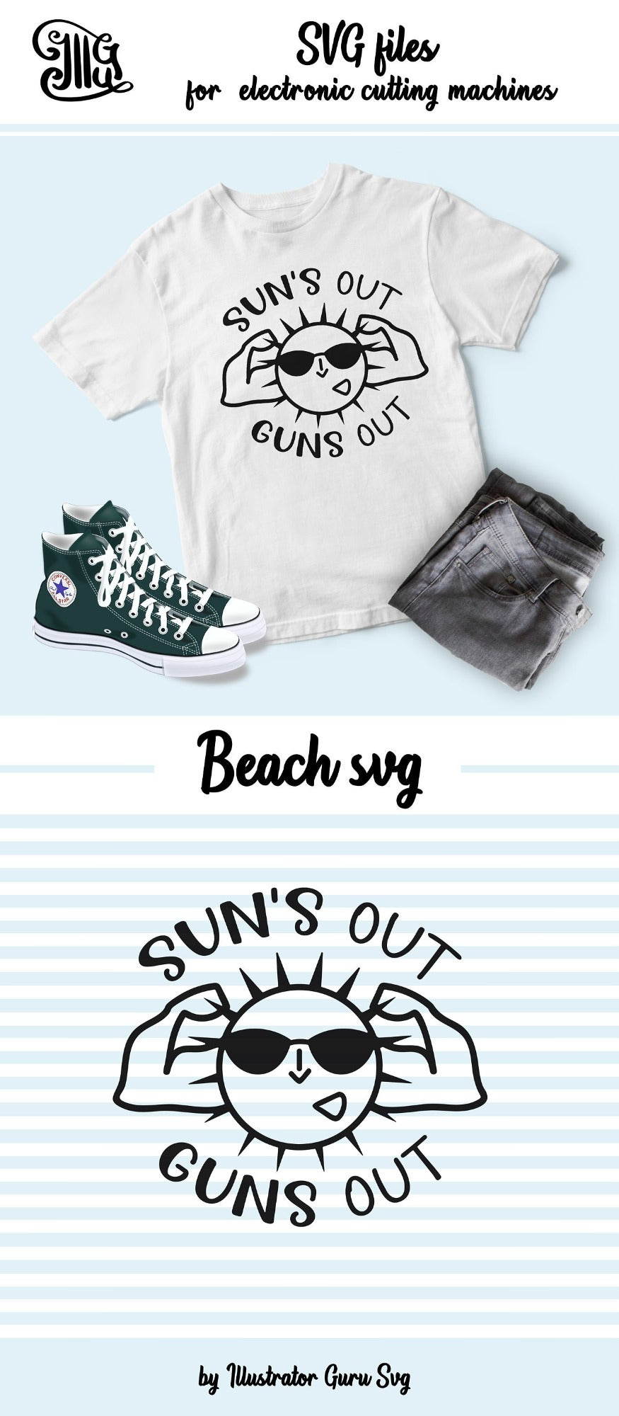 Download Sun Svg Cut File Summer Svg Beach Towel Svg Cool Sun Sublimation M Illustrator Guru
