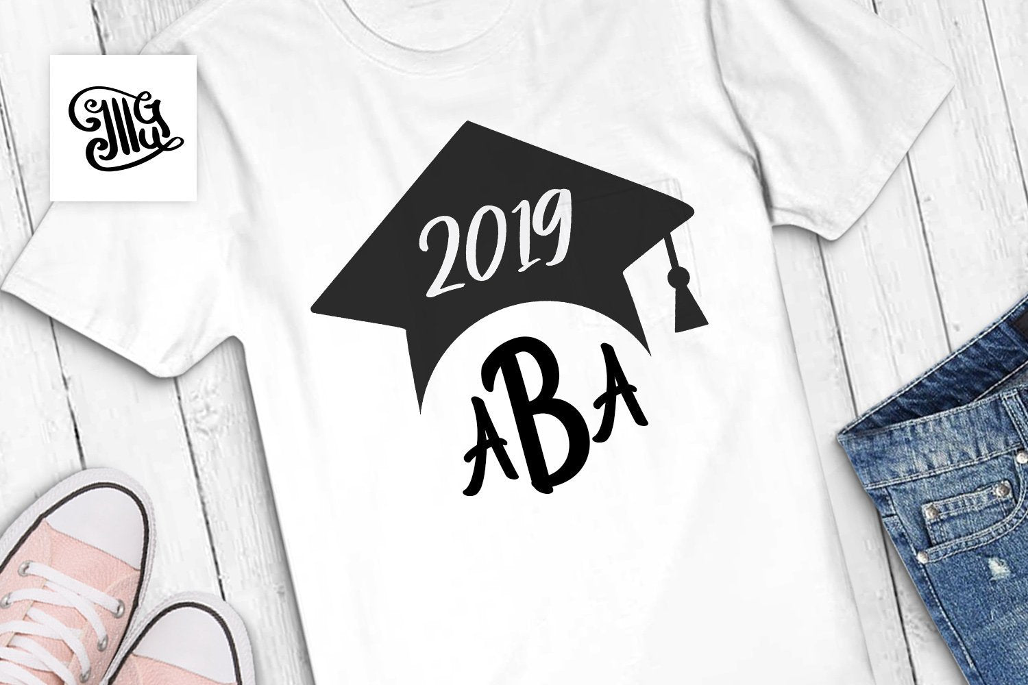 Download Graduation Svg 2019 Graduation Cap Svg 2019 Graduation Cap Monogram Illustrator Guru