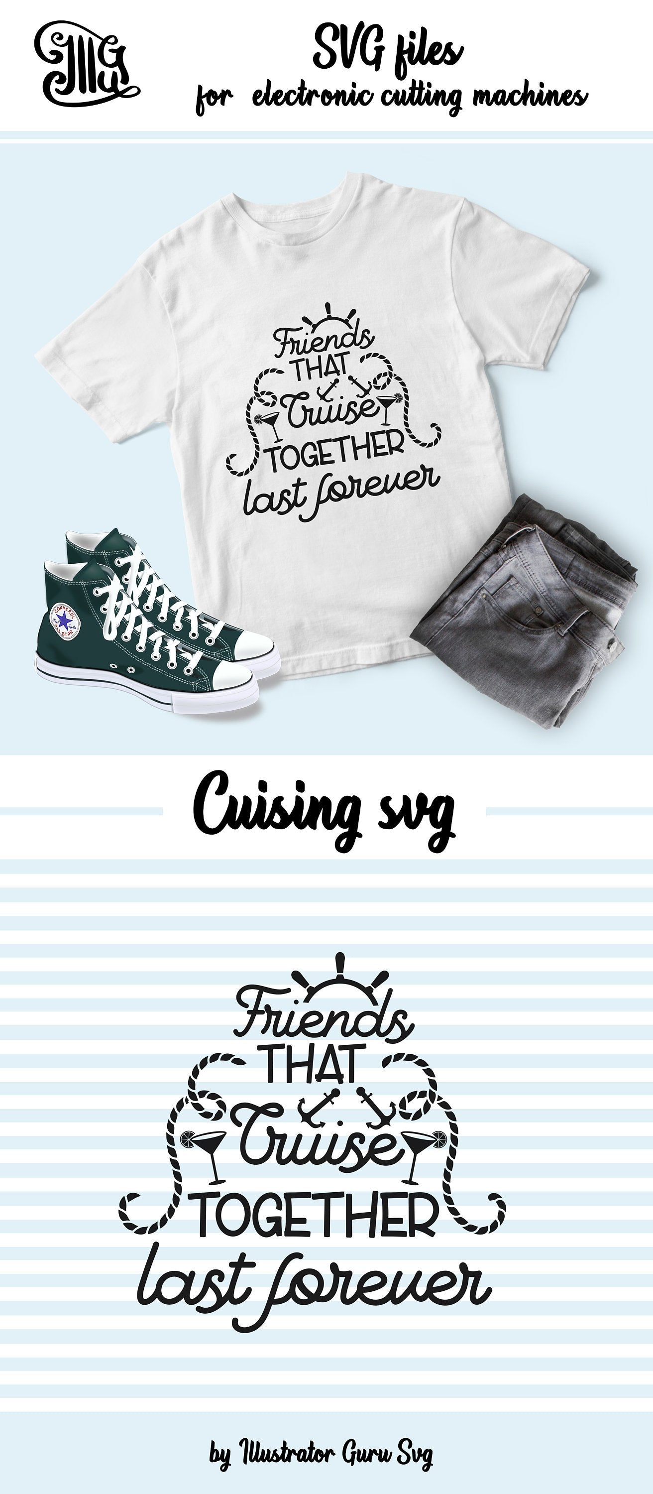 Download Friends That Cruise Together Last Forever Svg Cruise Svg Anchor Svg Illustrator Guru