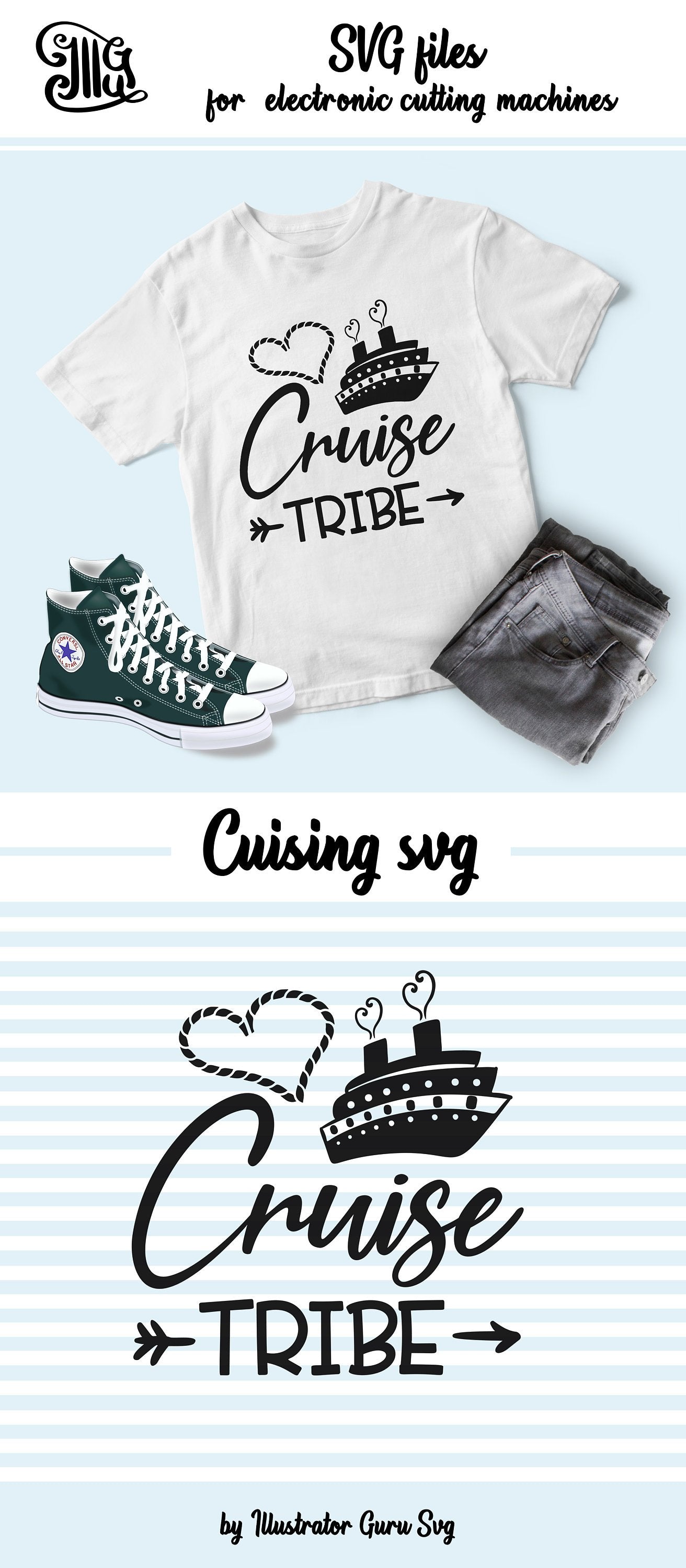 Download Free Cruise Svg Files For Funny Cruise Shirts Cruise Tribe Svg Illustrator Guru