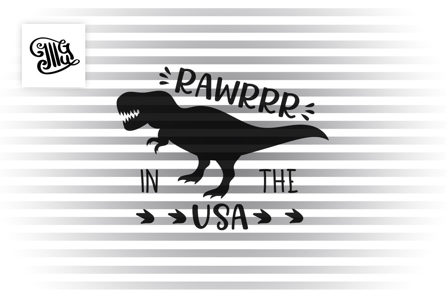 Download Rawrrr in the USA svg, dinosaur svg, 4th of july svg, boy ...