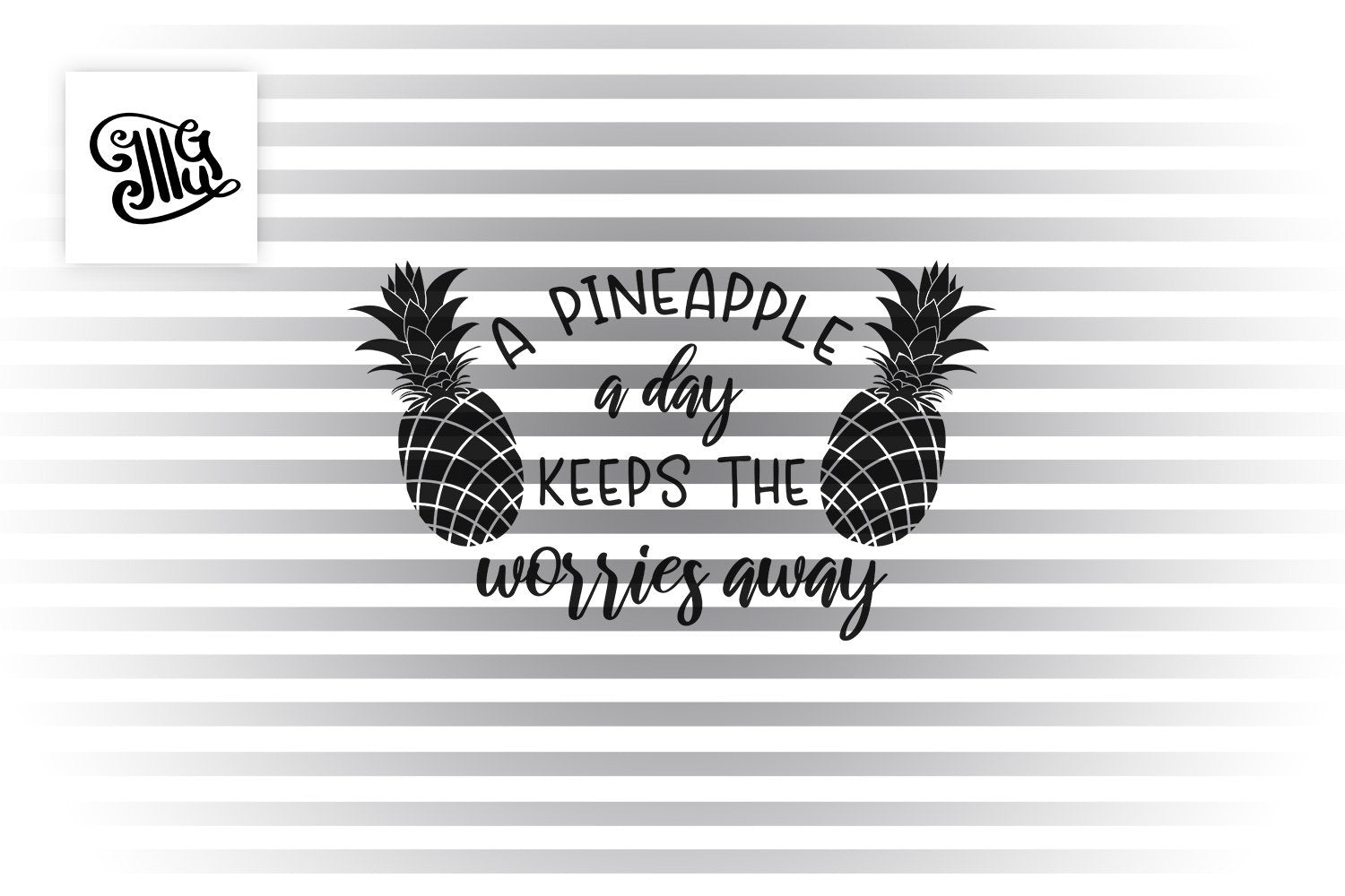 Download Pineapple Silhouette SVG Cut Files