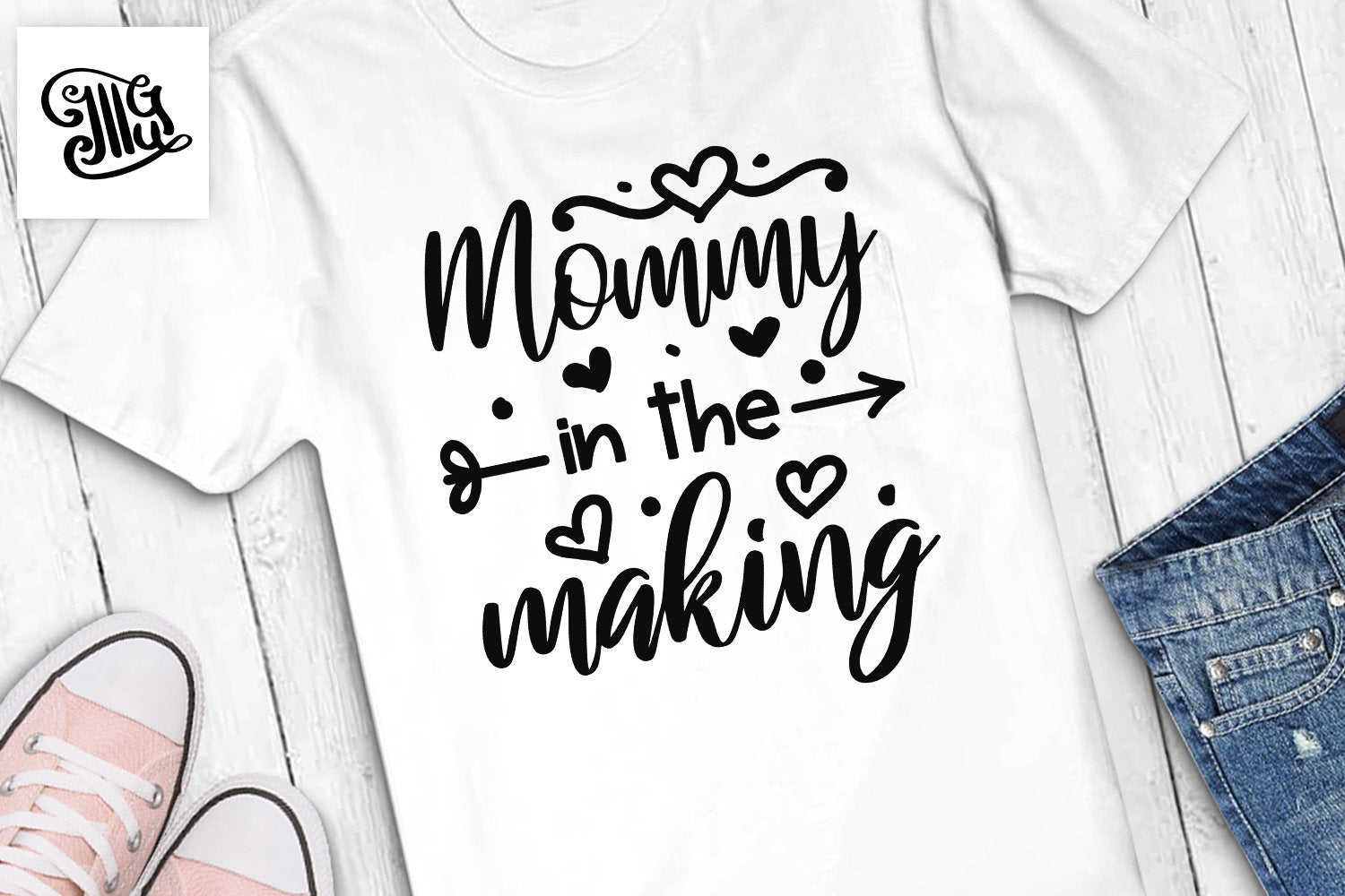 Download Mommy In The Making Svg Pregnant Svg Funny Pregnancy Svg Maternity Illustrator Guru