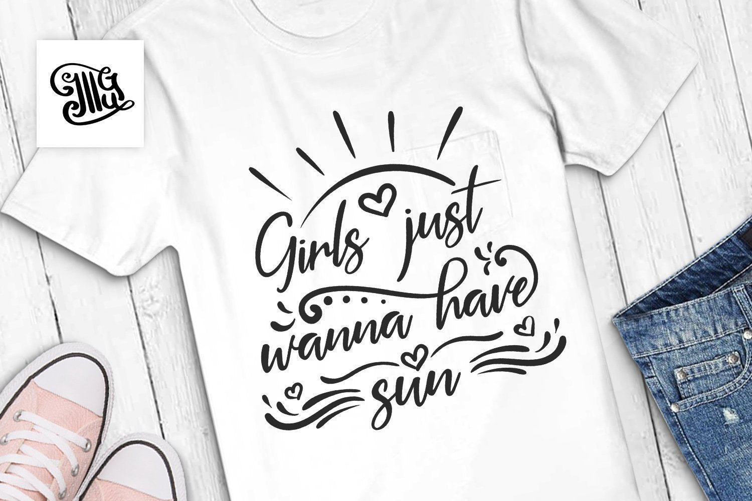 Download Girls Just Wanna Have Sun Svg Beach Svg Summer Svg Beach Sayings Sv Illustrator Guru