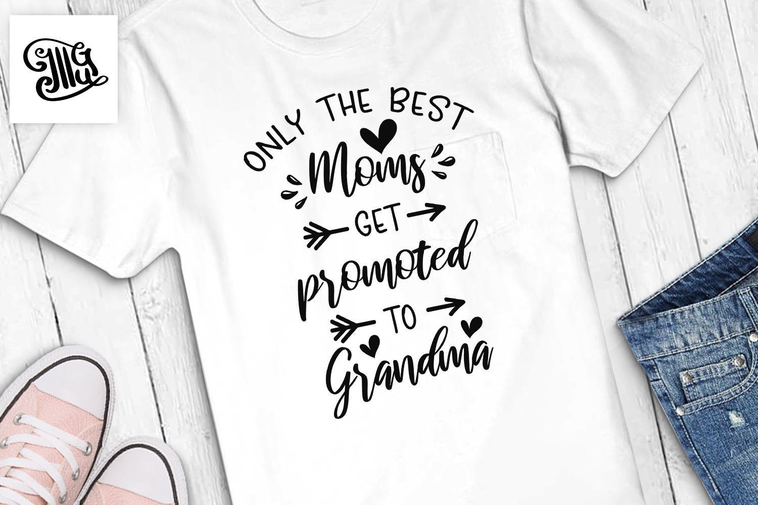 Download Only the best moms get promoted to grandma svg, pregnant ...