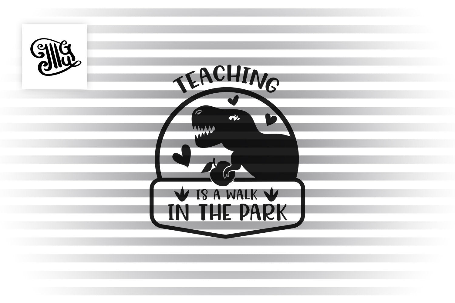 Download Teaching is a walk in the park SVG, kindergarten teacher ...