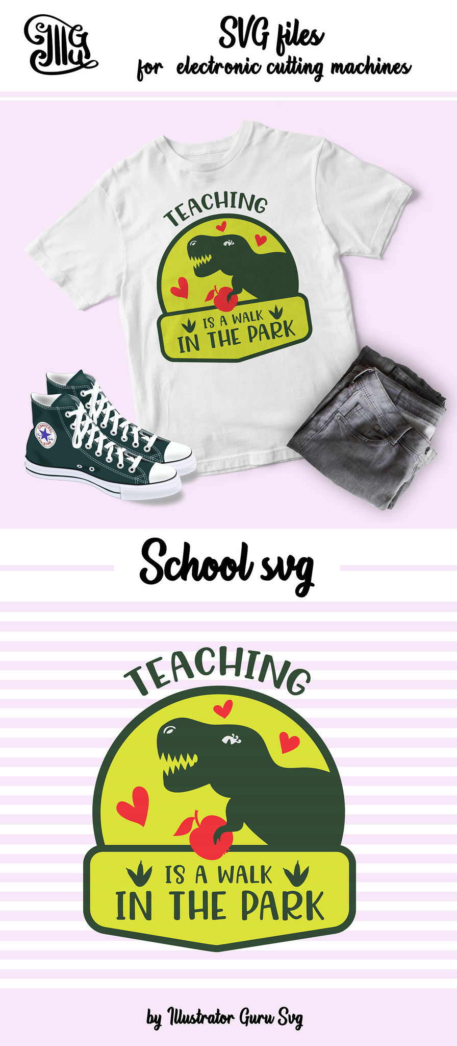 Download Teaching is a walk in the park SVG, kindergarten teacher shirt svg, sc - Illustrator Guru