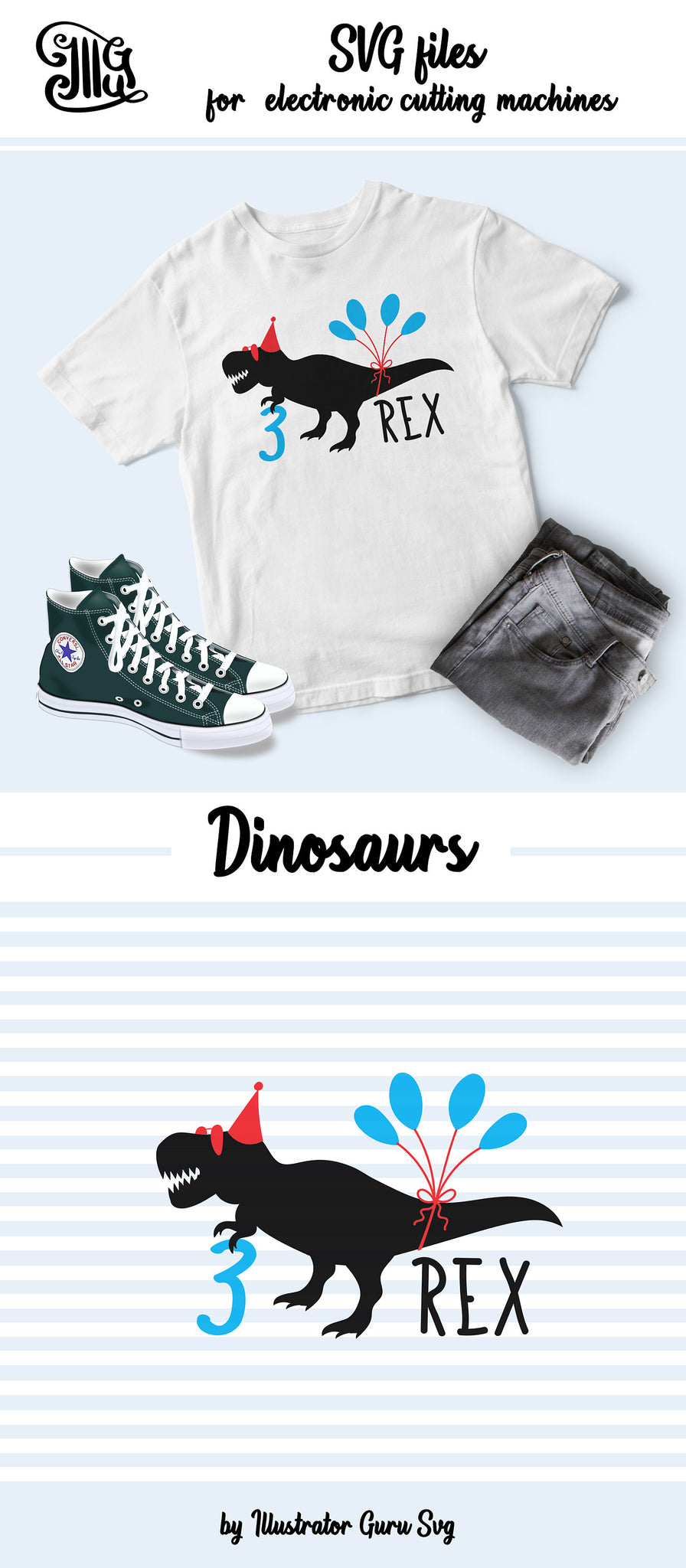 Download Three Rex Svg Girl Dinosaur Svg Cute Dinosaur Svg Boy Dinosaur Svg Illustrator Guru