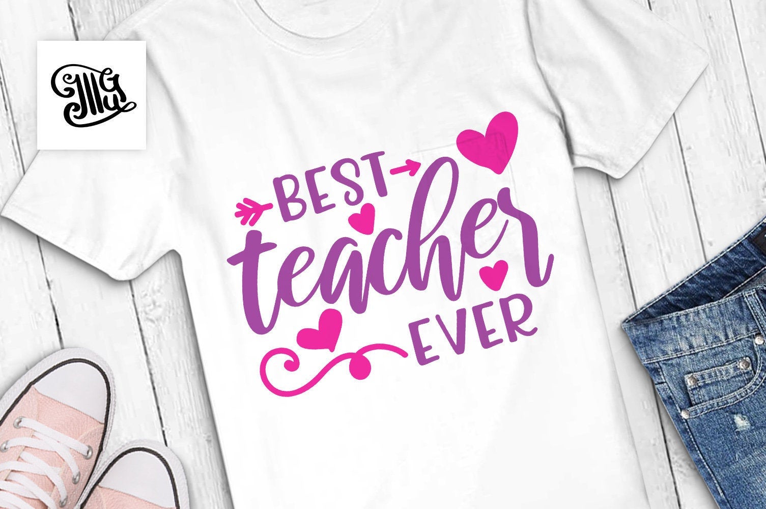 Download Best Teacher Ever Svg Teacher Appreciation Svg Teacher Shirt Svg Ki Illustrator Guru