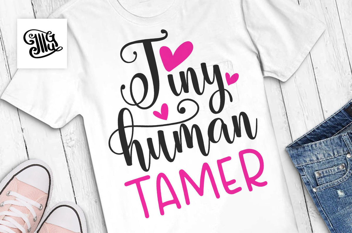 Tiny human tamer SVG, daycare teacher svg, teacher shirt ...