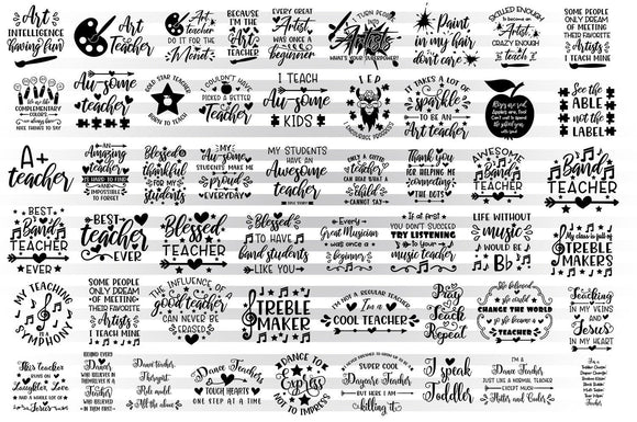 Download Teacher Svg Bundle Teacher Sayings Clipart Art Teacher Png Autism T Illustrator Guru