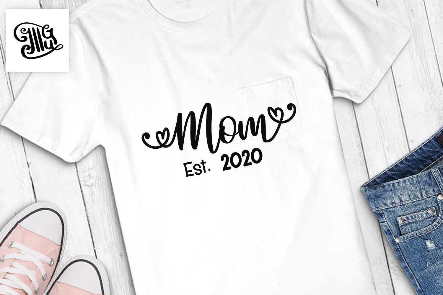 Mom est 2019, 2020, 2021 svg, pregnant svg, funny pregnancy svg, mater - Illustrator Guru