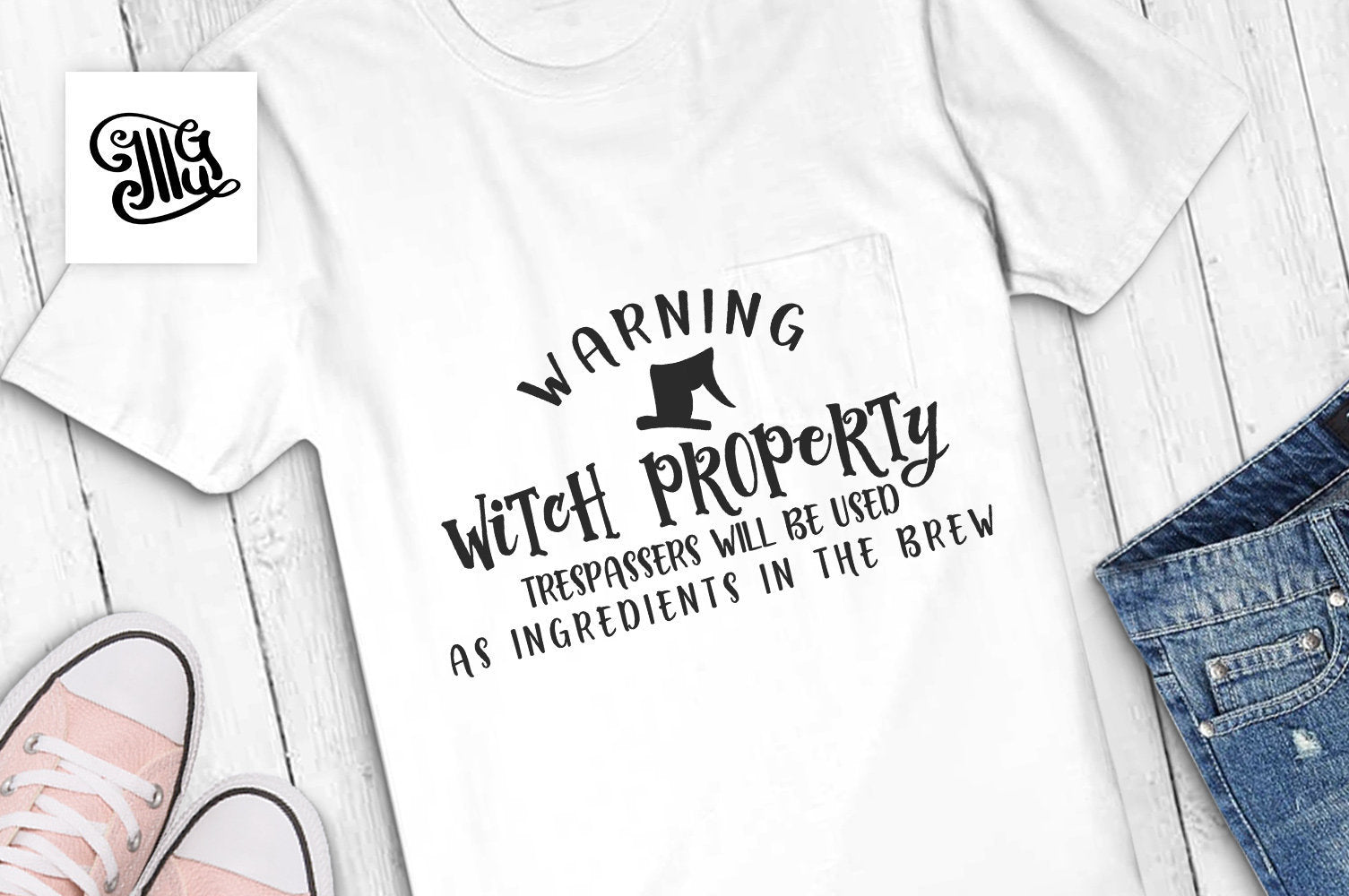 Download Warning Witch Property Trespassers Will Be Used As Ingredients In The Illustrator Guru