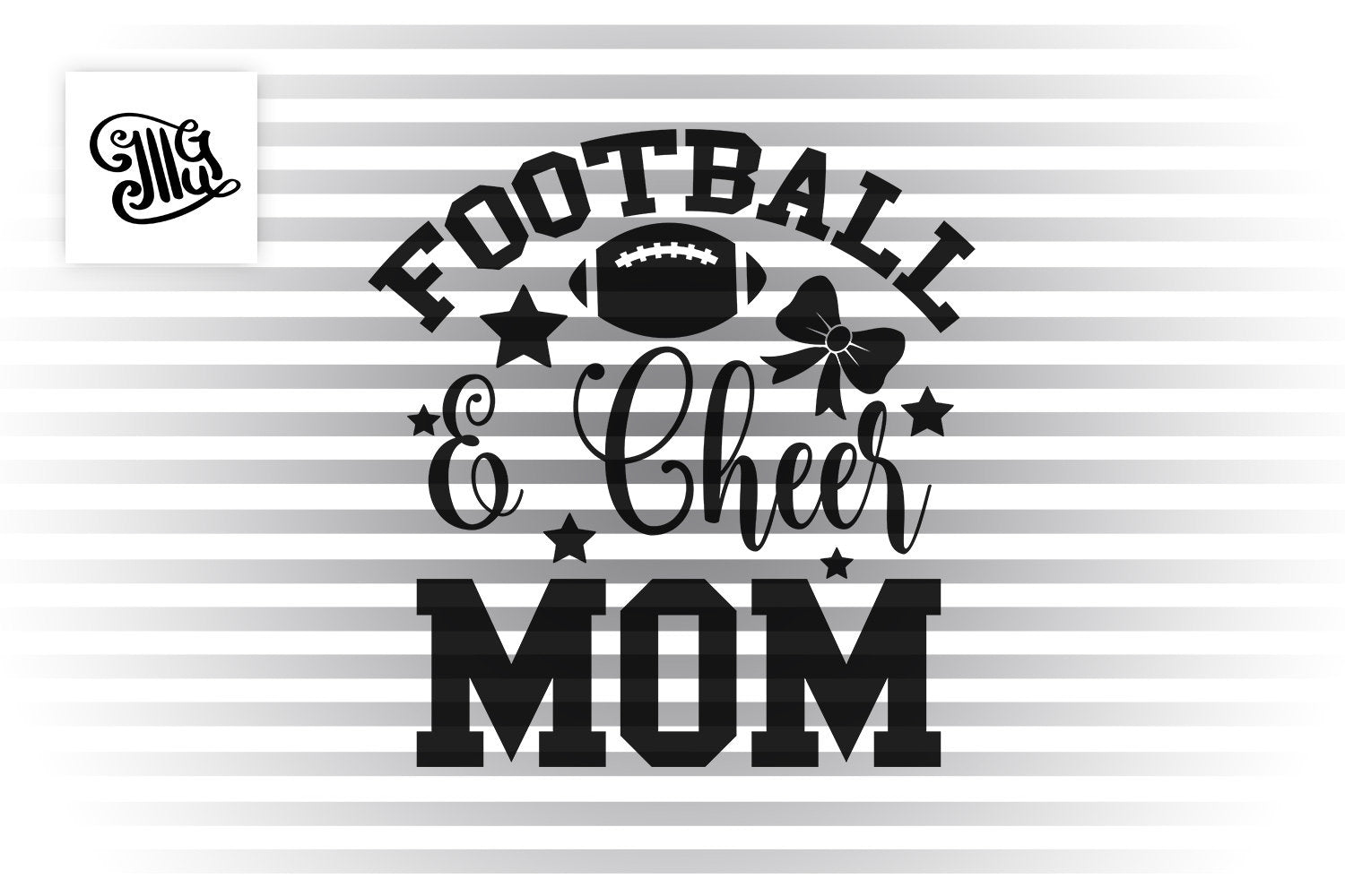 Download Football and Cheer SVG for Mom, Cheer Mom PNG, Cheer Mom ...