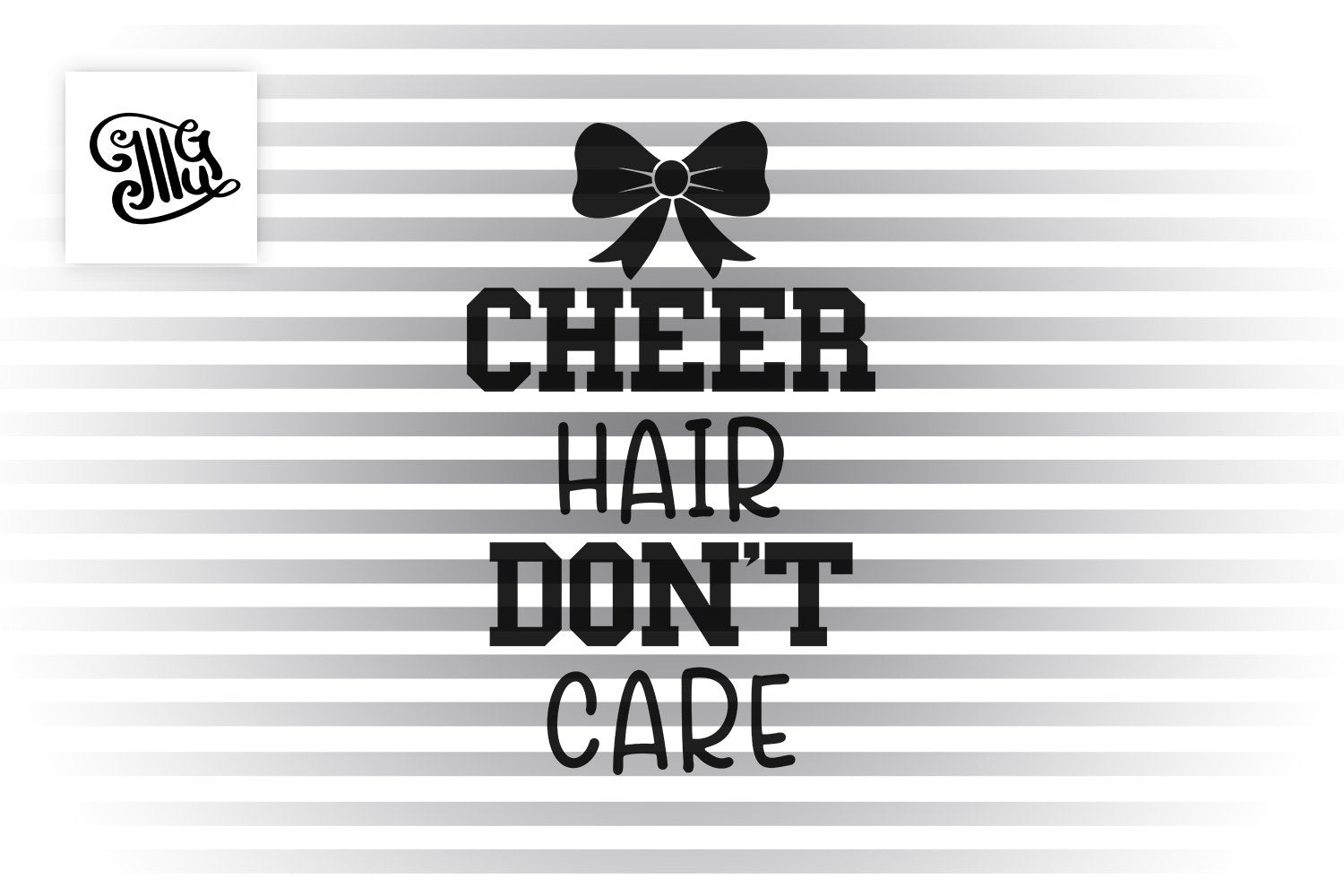 Download Cheer Hair Don T Care Svg Cheerleading Svg Files Sublimation Cheer B Illustrator Guru