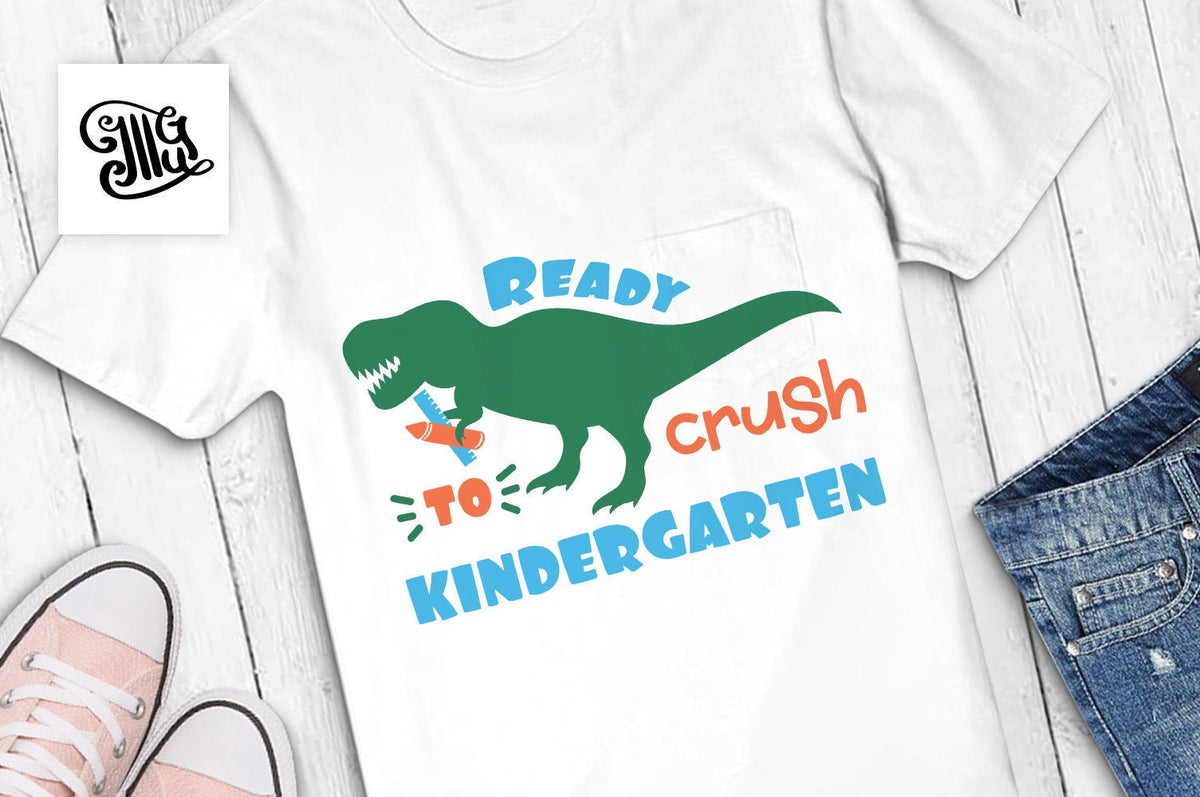 Download Ready to crush Kindergarten SVG, kindergarten boy svg, kindergarten sv - Illustrator Guru