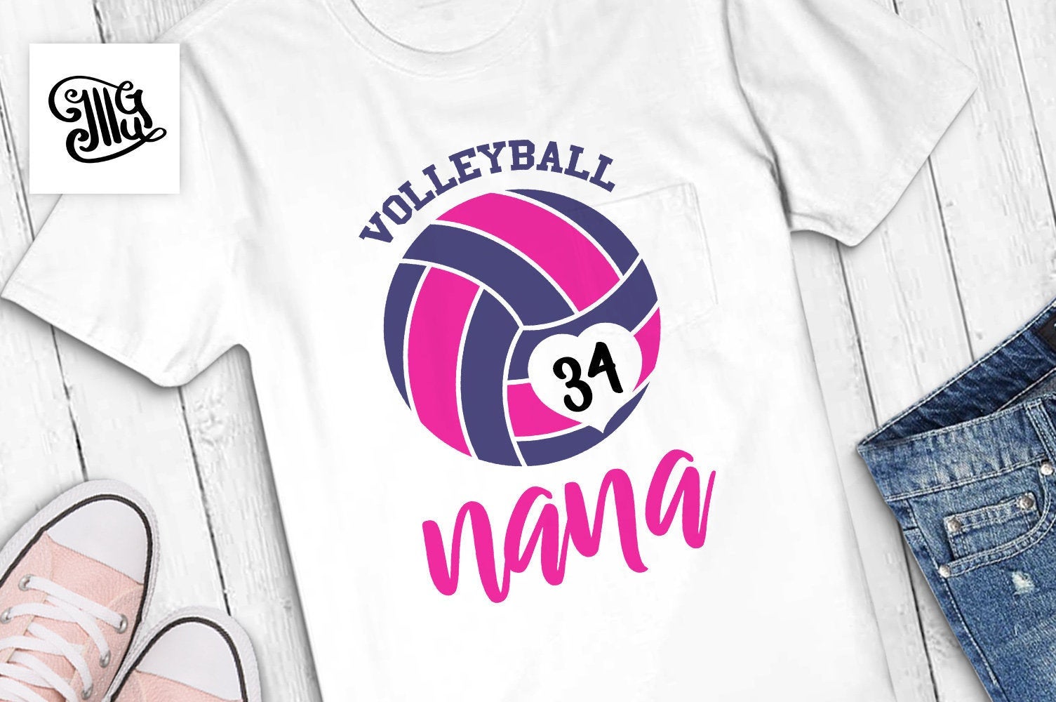 Download Volleyball Nana Svg Volleyball Svg Volleyball Nana Shirt Svg Volley Illustrator Guru