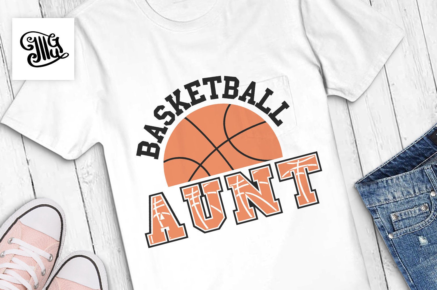 Download Basketball Aunt Svg Basketball Svg Basketball Season Svg Basketball Illustrator Guru