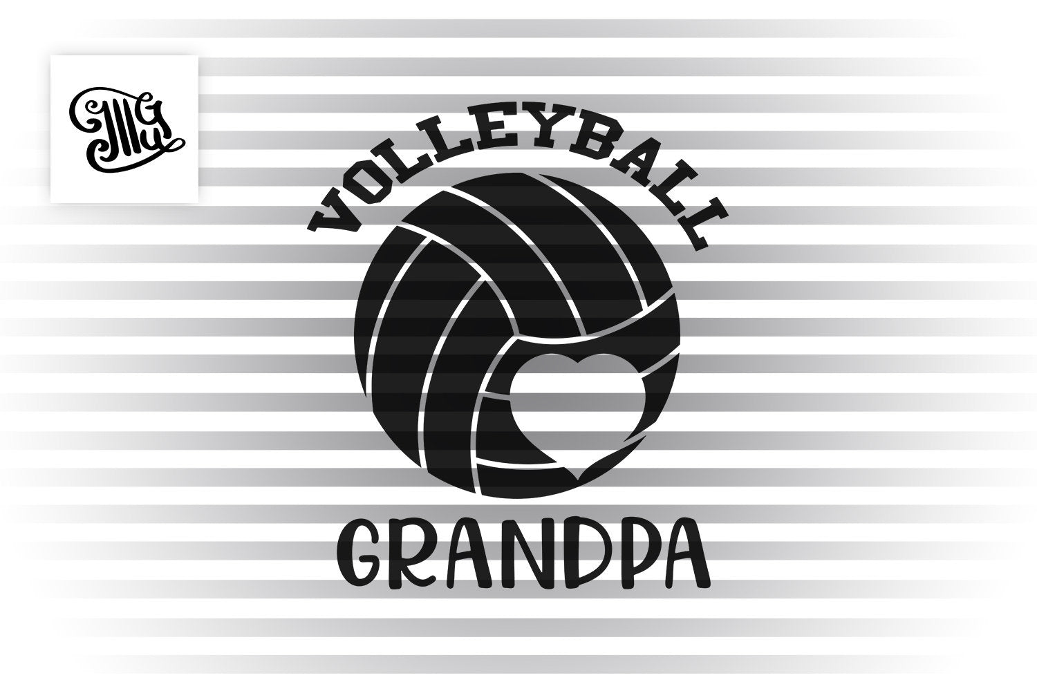 Download Volleyball Svg Volleyball Grandpa Svg Volleyball Monogram Svg Volle Illustrator Guru