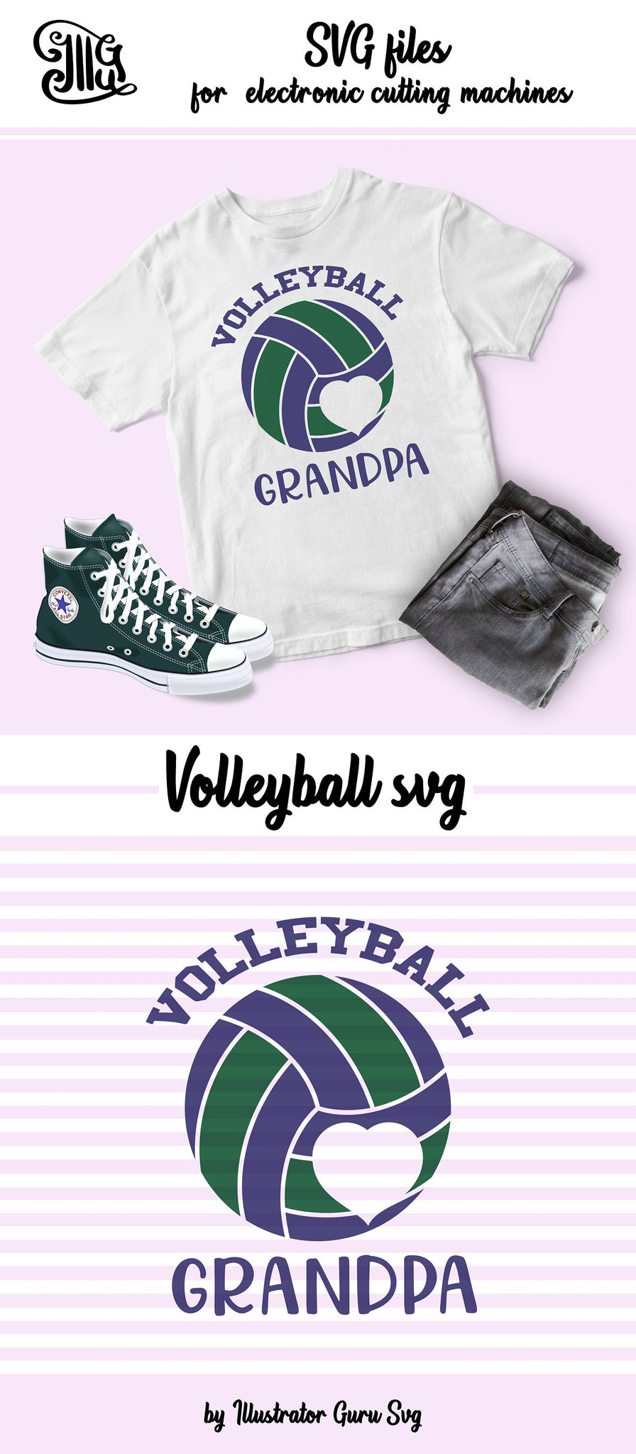 Download Volleyball svg, Volleyball grandpa svg, volleyball ...