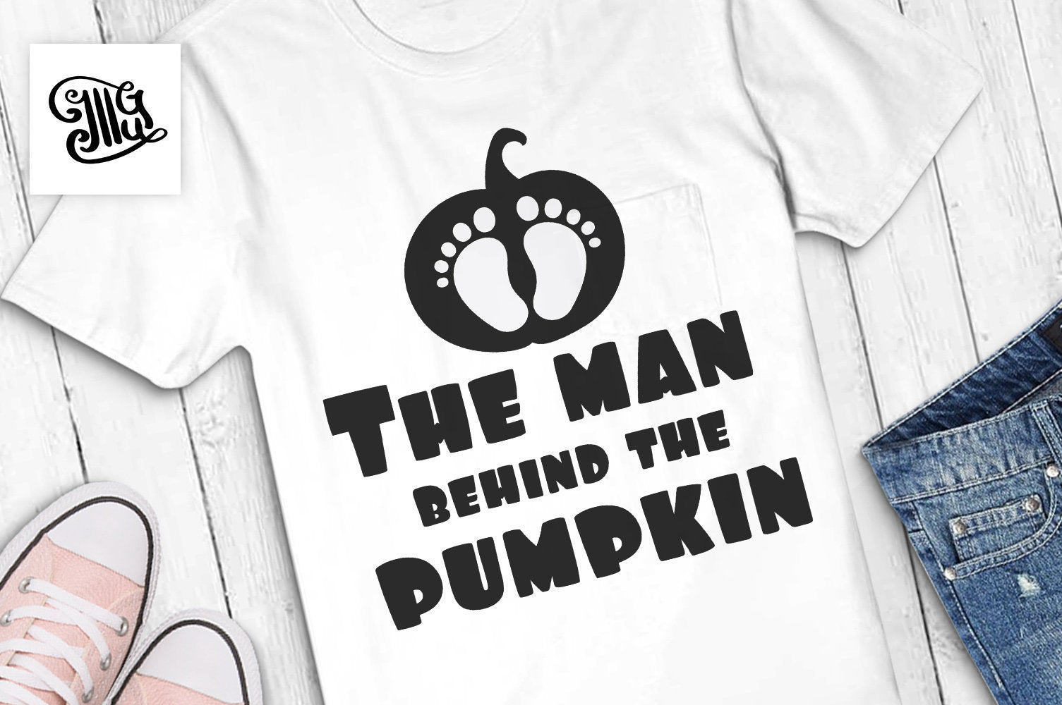 Download The Man Behind The Pumpkin Svg Halloween Dad To Be Svg Halloween Svg Illustrator Guru