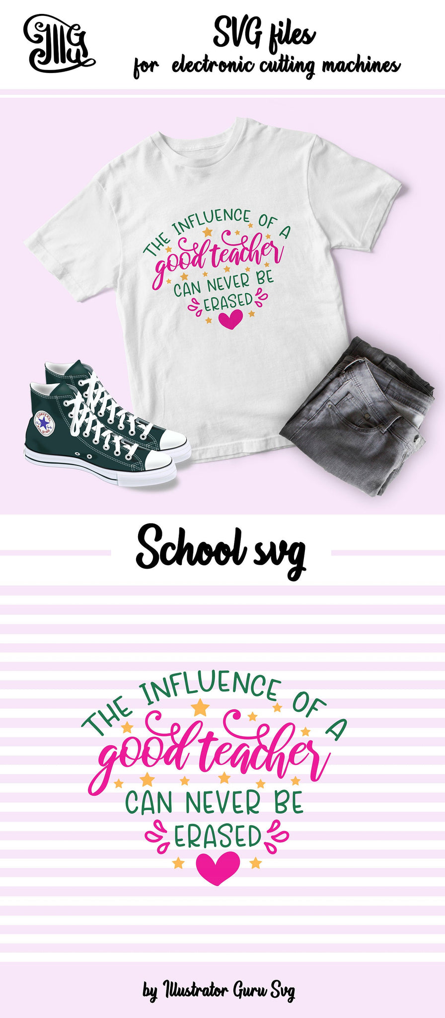 Download The influence of a good teacher can never be erased SVG, a ...