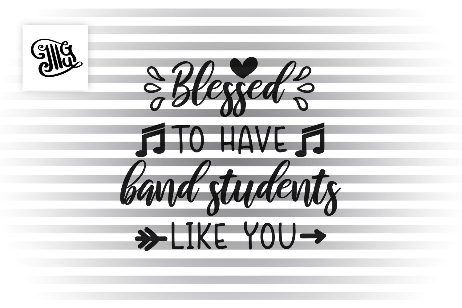 Download Blessed to have band students like you SVG, band teacher svg, music te - Illustrator Guru