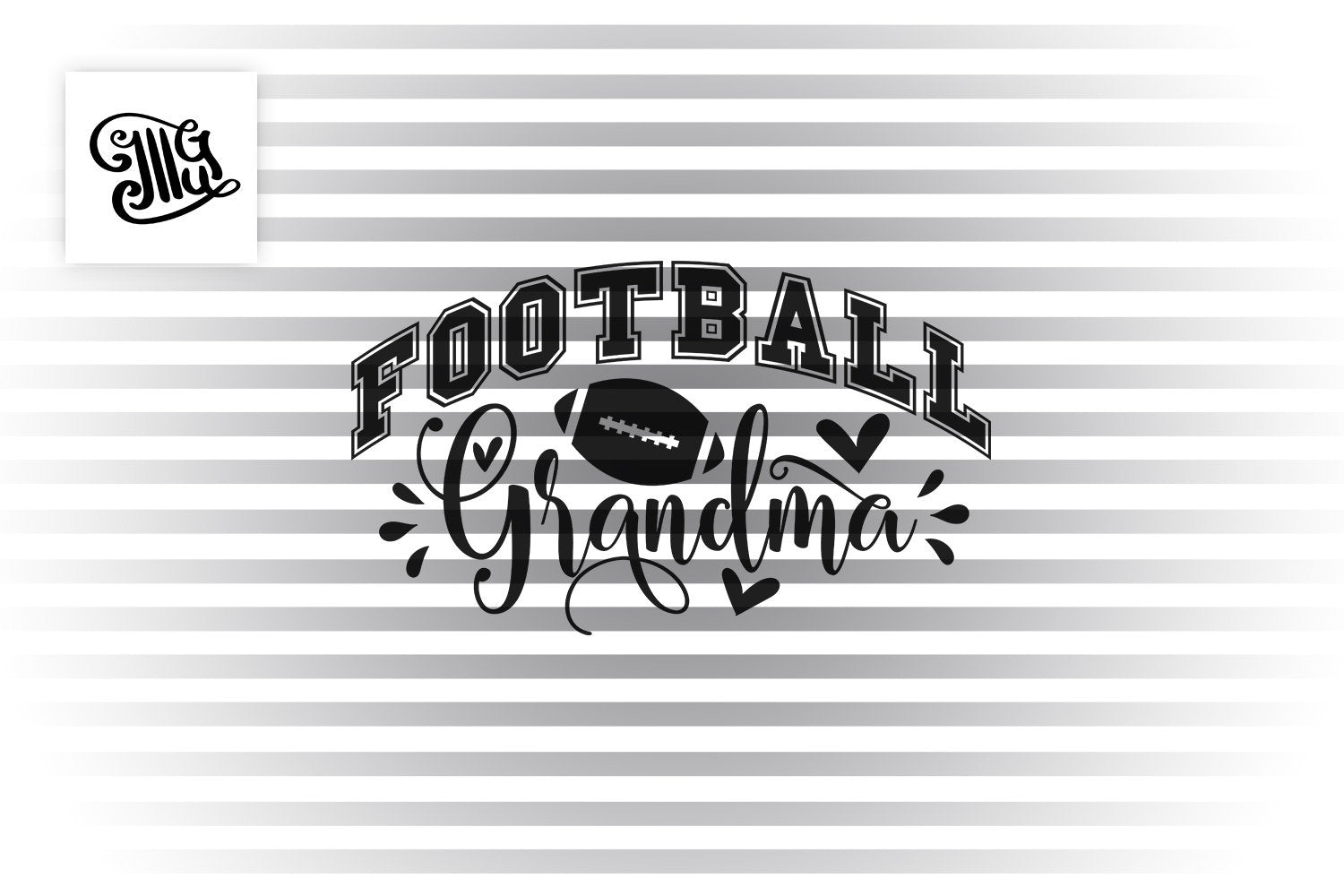 Football Grandma SVG, football ball svg, football svg ...