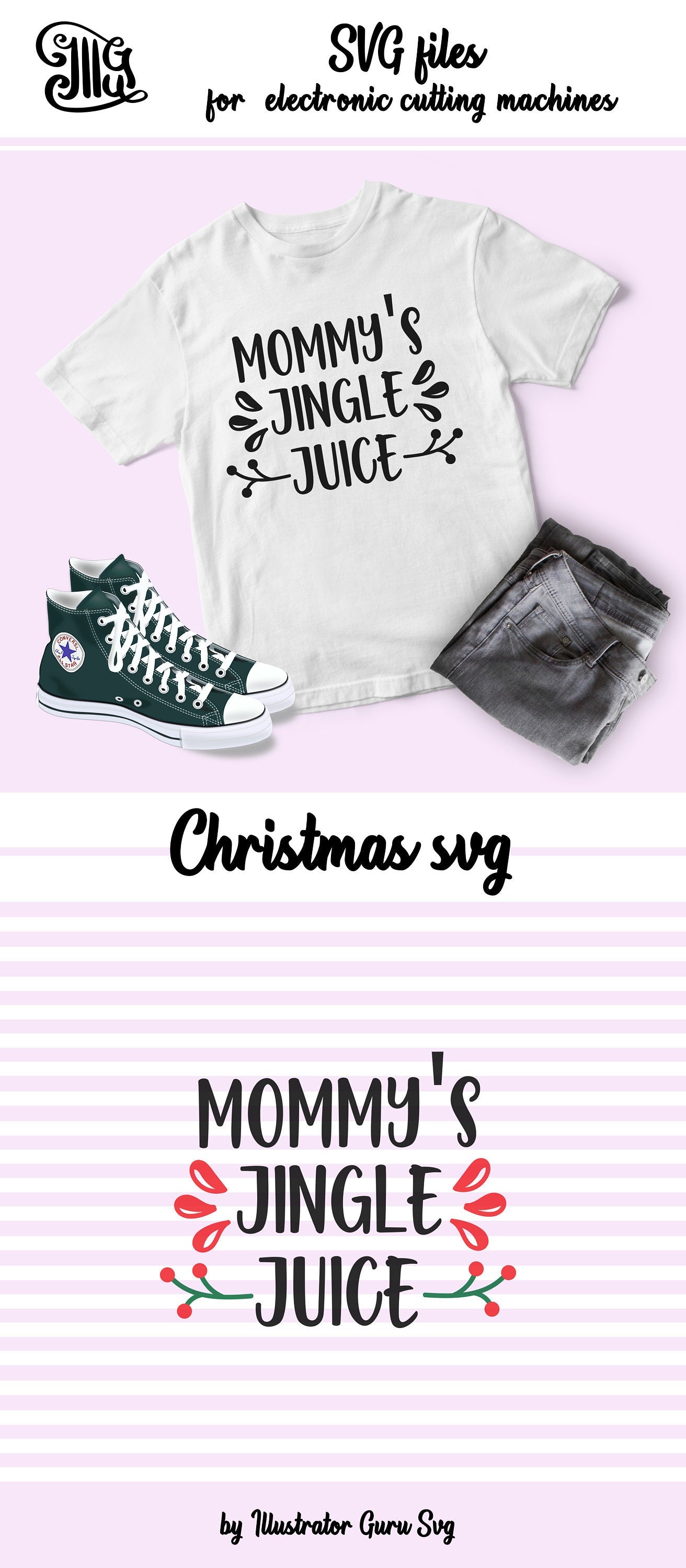 Download Mommy S Jingle Juice Svg Digital Files Christmas Wine Glass Svg Chr Illustrator Guru