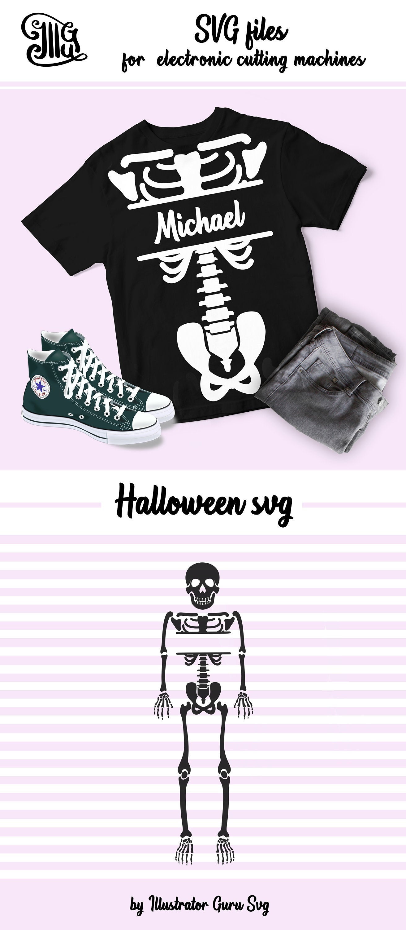 Download Kid Skeleton Svg Halloween Kid Svg Halloween Svg Halloween Costume Illustrator Guru