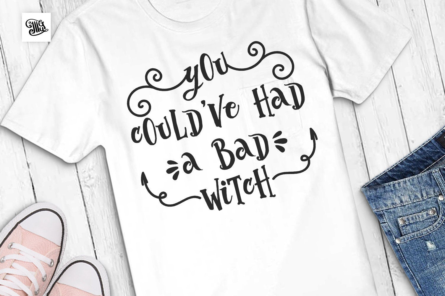 Download You Could Ve Had A Bad Witch Svg Halloween Girl Svg Halloween Witch Illustrator Guru