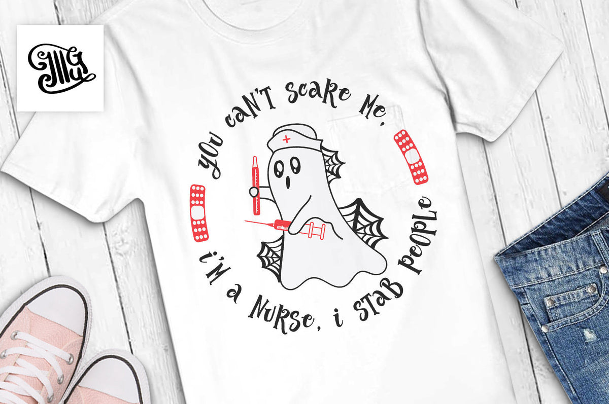 Download You can't scare me, I'm a nurse svg, halloween nurse svg ...