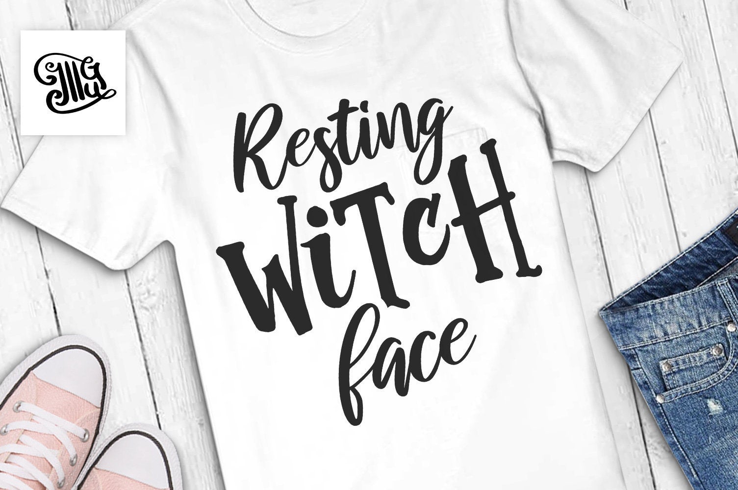 Download Resting Witch Face Svg Halloween Drinking Svg Halloween Svg Drinkin Illustrator Guru