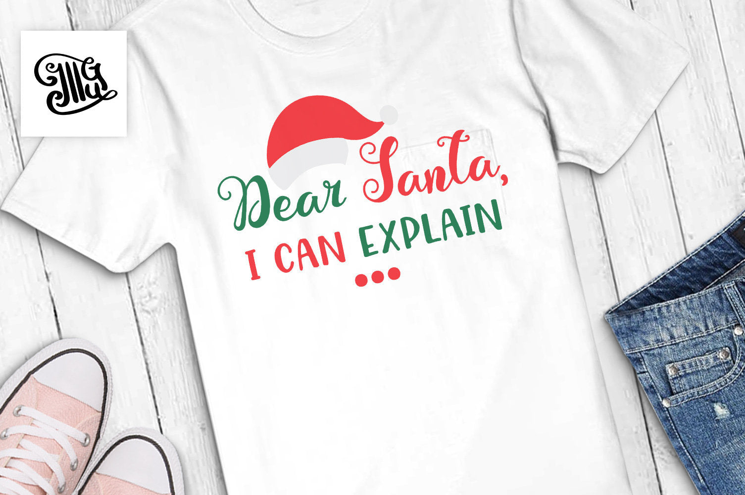 Download Dear Santa, I can explain svg, Christmas kids svg ...