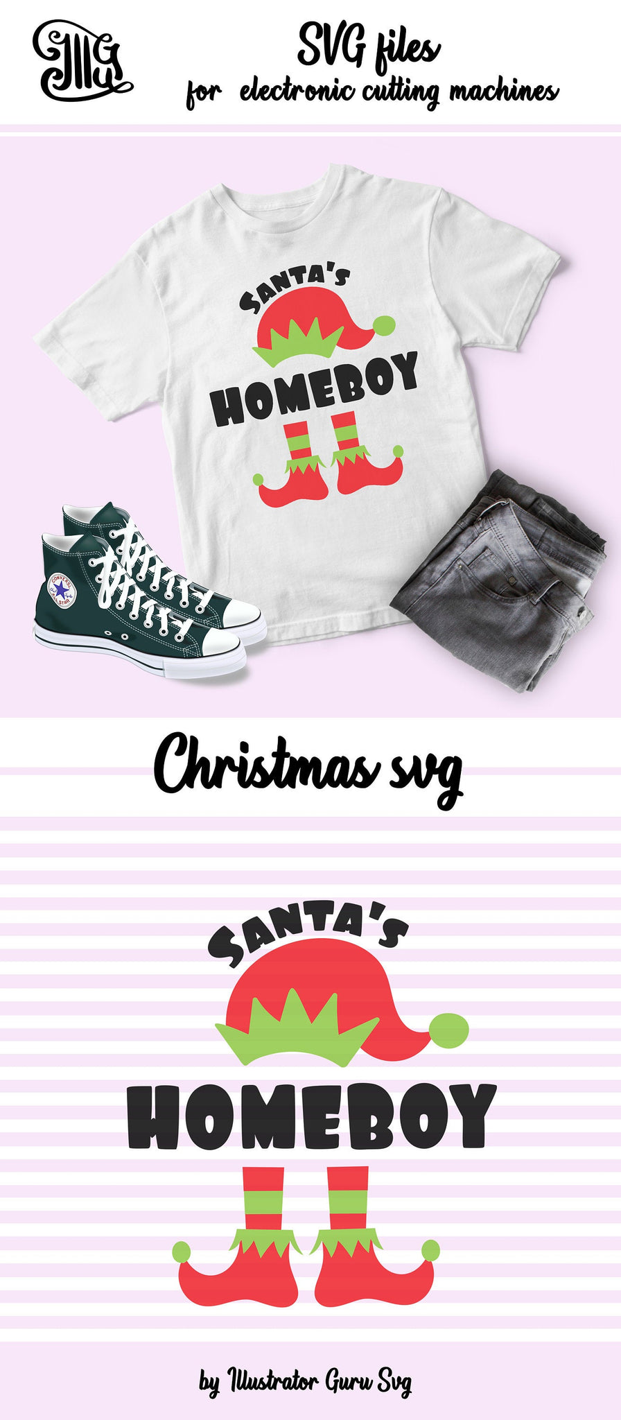 Download Santa's homeboy svg, Christmas kids svg, funny Christmas ...