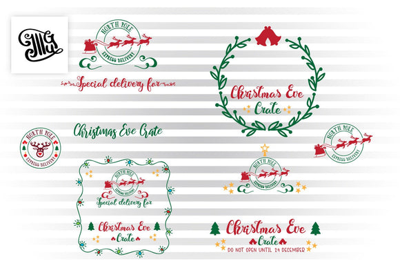 Download Santa Sack Svg Bundle Christmas Eve Box Clipart Santa Bag Png Chris Illustrator Guru