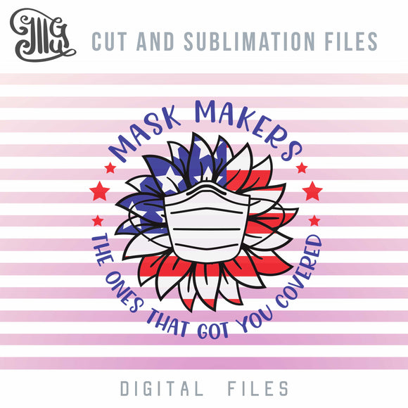 Download Mask Makers Svg Files Got You Covered Svg Designs Sunflower American Illustrator Guru